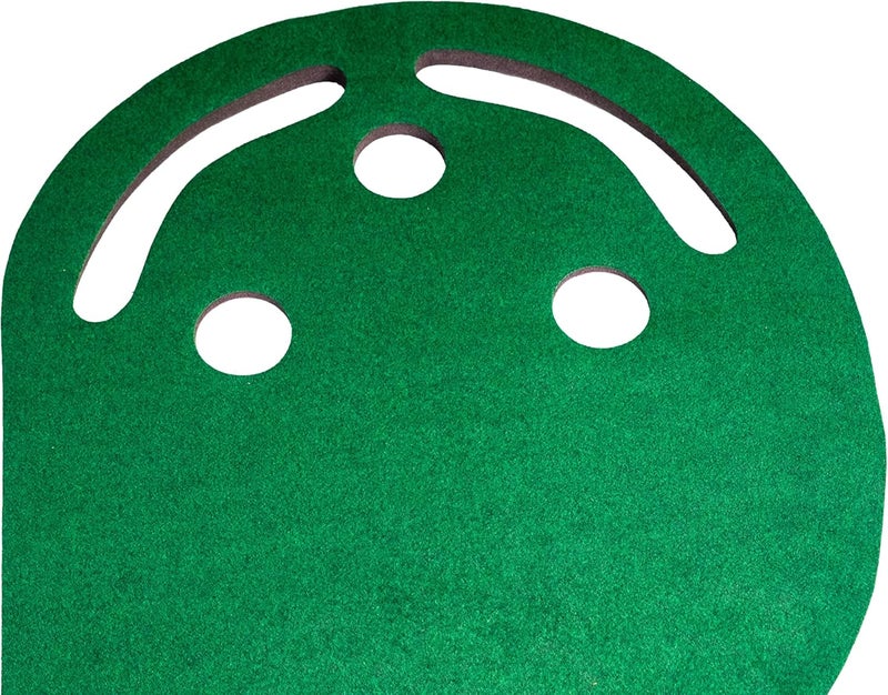 Izzo Golf 3' x 9' Three-Hole Putting Mat - Indoor Putting Training Aid - Image 2